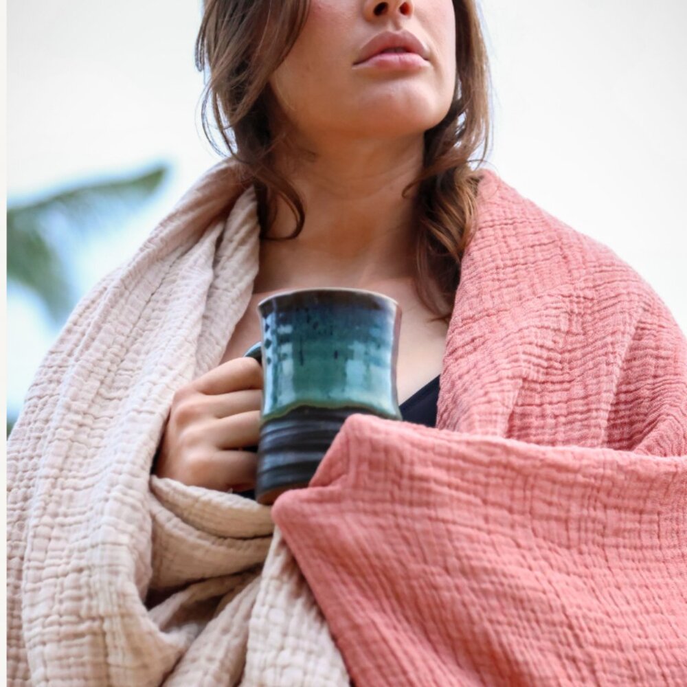 100% Cotton Muslin Blanket